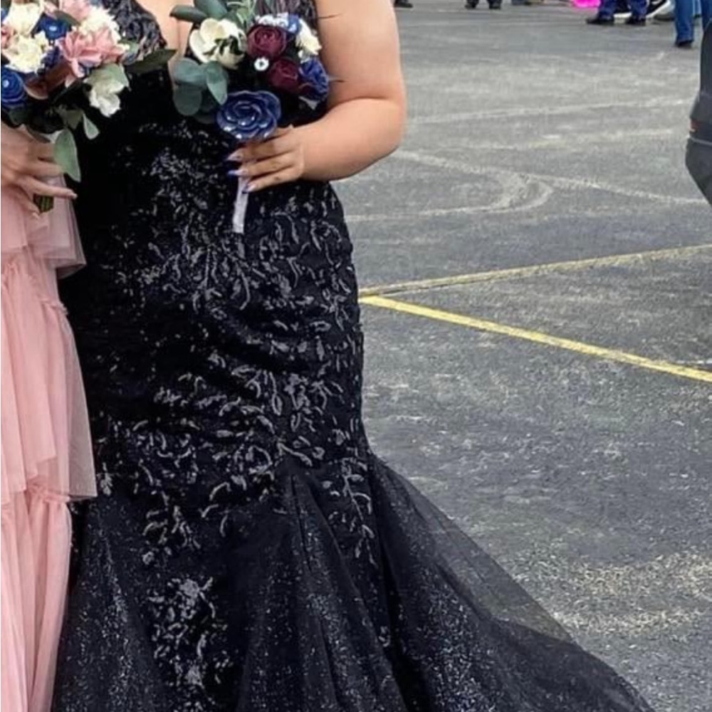 AMARRA black prom dress
